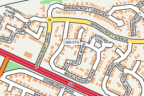 G69 6TG map - OS OpenMap – Local (Ordnance Survey) G69 6TG map - OS OpenMap – Local (Ordnance Survey)