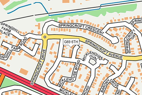 G69 6TH map - OS OpenMap – Local (Ordnance Survey) G69 6TH map - OS OpenMap – Local (Ordnance Survey)