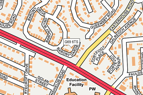 G69 6TS map - OS OpenMap – Local (Ordnance Survey) G69 6TS map - OS OpenMap – Local (Ordnance Survey)