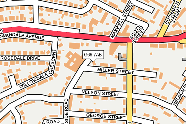 G69 7AB map - OS OpenMap – Local (Ordnance Survey) G69 7AB map - OS OpenMap – Local (Ordnance Survey)