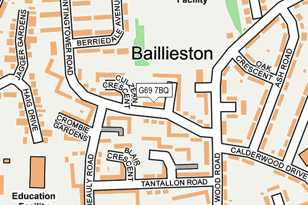 G69 7BQ map - OS OpenMap – Local (Ordnance Survey) G69 7BQ map - OS OpenMap – Local (Ordnance Survey)