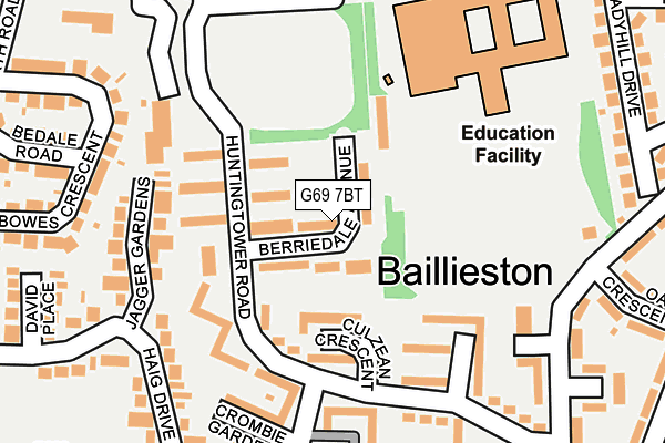 G69 7BT map - OS OpenMap – Local (Ordnance Survey) G69 7BT map - OS OpenMap – Local (Ordnance Survey)