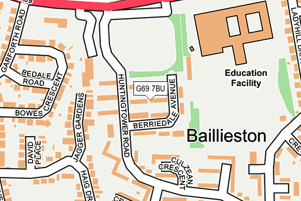 G69 7BU map - OS OpenMap – Local (Ordnance Survey) G69 7BU map - OS OpenMap – Local (Ordnance Survey)