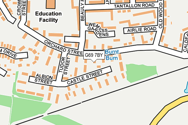 G69 7BY map - OS OpenMap – Local (Ordnance Survey) G69 7BY map - OS OpenMap – Local (Ordnance Survey)
