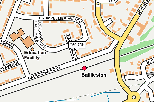 G69 7DH map - OS OpenMap – Local (Ordnance Survey) G69 7DH map - OS OpenMap – Local (Ordnance Survey)