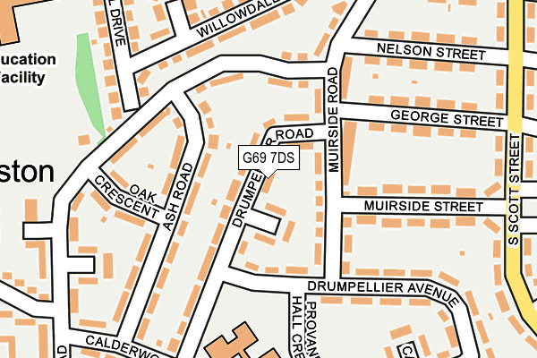 G69 7DS map - OS OpenMap – Local (Ordnance Survey) G69 7DS map - OS OpenMap – Local (Ordnance Survey)