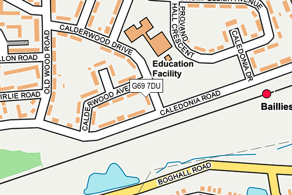 G69 7DU map - OS OpenMap – Local (Ordnance Survey) G69 7DU map - OS OpenMap – Local (Ordnance Survey)