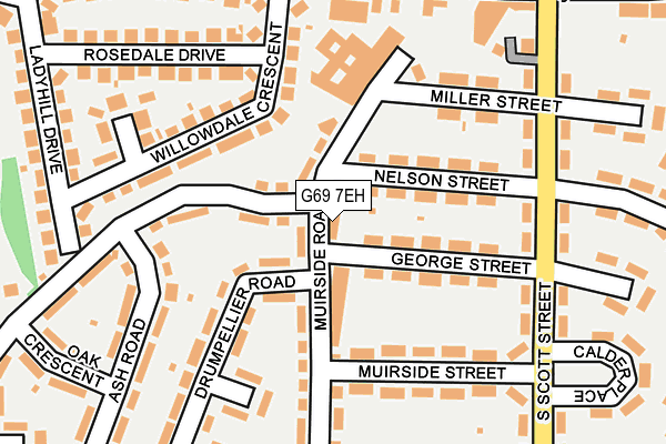 G69 7EH map - OS OpenMap – Local (Ordnance Survey) G69 7EH map - OS OpenMap – Local (Ordnance Survey)