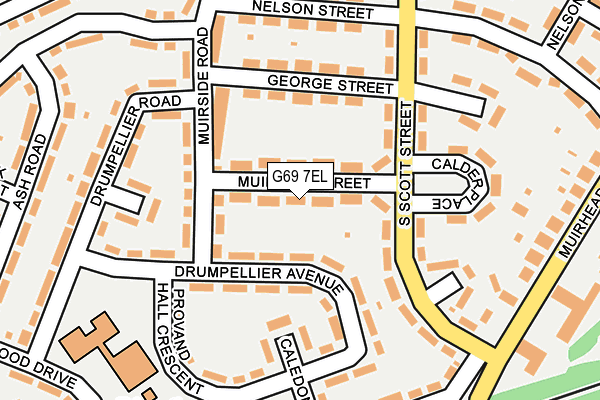 G69 7EL map - OS OpenMap – Local (Ordnance Survey) G69 7EL map - OS OpenMap – Local (Ordnance Survey)