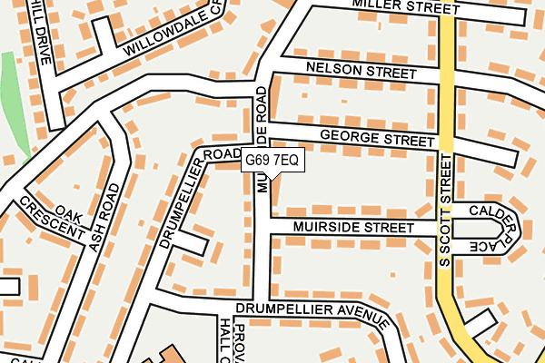 G69 7EQ map - OS OpenMap – Local (Ordnance Survey) G69 7EQ map - OS OpenMap – Local (Ordnance Survey)