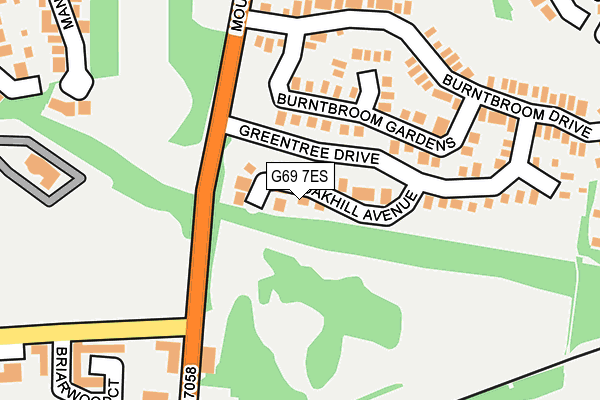 G69 7ES map - OS OpenMap – Local (Ordnance Survey) G69 7ES map - OS OpenMap – Local (Ordnance Survey)