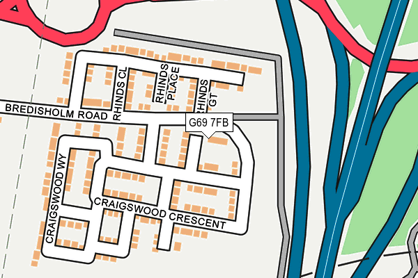 G69 7FB map - OS OpenMap – Local (Ordnance Survey) G69 7FB map - OS OpenMap – Local (Ordnance Survey)