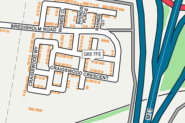 G69 7FE map - OS OpenMap – Local (Ordnance Survey) G69 7FE map - OS OpenMap – Local (Ordnance Survey)