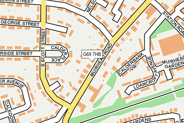 G69 7HB map - OS OpenMap – Local (Ordnance Survey) G69 7HB map - OS OpenMap – Local (Ordnance Survey)
