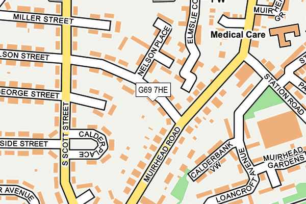G69 7HE map - OS OpenMap – Local (Ordnance Survey) G69 7HE map - OS OpenMap – Local (Ordnance Survey)