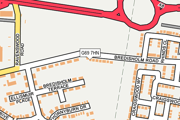 G69 7HN map - OS OpenMap – Local (Ordnance Survey) G69 7HN map - OS OpenMap – Local (Ordnance Survey)