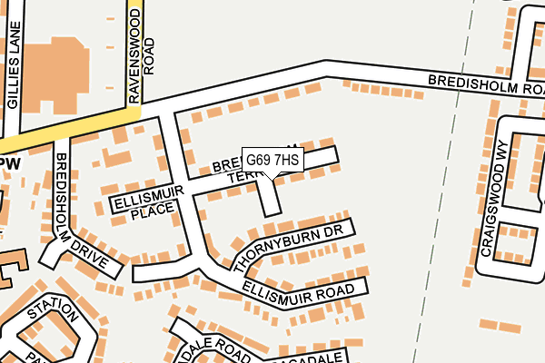 G69 7HS map - OS OpenMap – Local (Ordnance Survey) G69 7HS map - OS OpenMap – Local (Ordnance Survey)