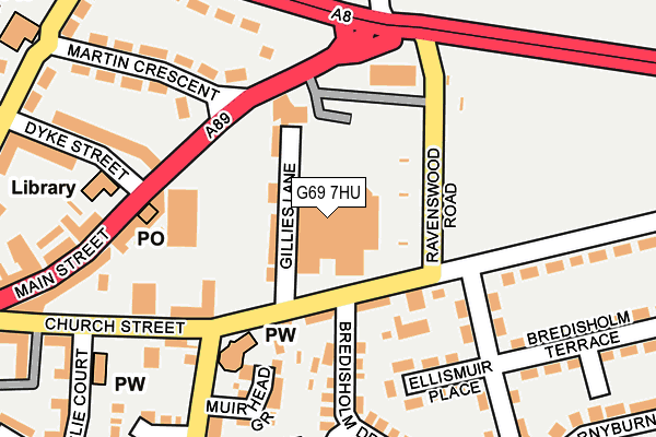 G69 7HU map - OS OpenMap – Local (Ordnance Survey) G69 7HU map - OS OpenMap – Local (Ordnance Survey)