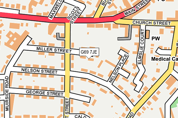 G69 7JE map - OS OpenMap – Local (Ordnance Survey) G69 7JE map - OS OpenMap – Local (Ordnance Survey)