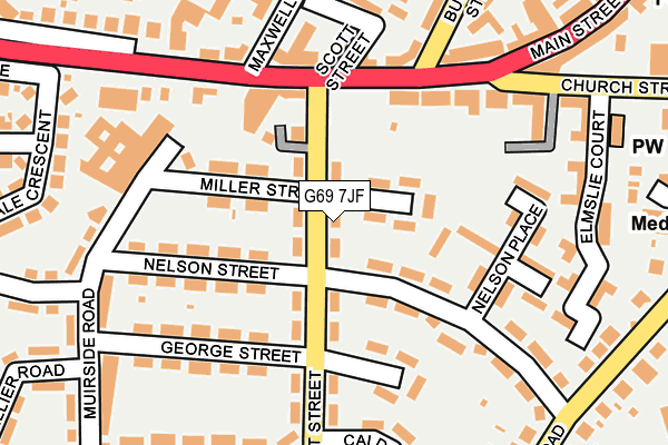 G69 7JF map - OS OpenMap – Local (Ordnance Survey) G69 7JF map - OS OpenMap – Local (Ordnance Survey)