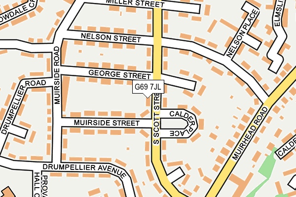 G69 7JL map - OS OpenMap – Local (Ordnance Survey) G69 7JL map - OS OpenMap – Local (Ordnance Survey)
