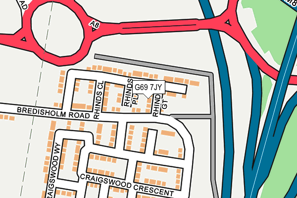 G69 7JY map - OS OpenMap – Local (Ordnance Survey) G69 7JY map - OS OpenMap – Local (Ordnance Survey)