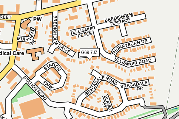 G69 7JZ map - OS OpenMap – Local (Ordnance Survey) G69 7JZ map - OS OpenMap – Local (Ordnance Survey)