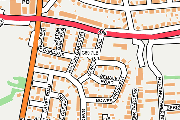 G69 7LB map - OS OpenMap – Local (Ordnance Survey) G69 7LB map - OS OpenMap – Local (Ordnance Survey)