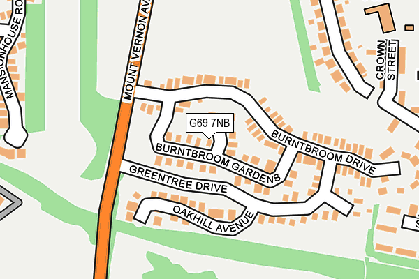 G69 7NB map - OS OpenMap – Local (Ordnance Survey) G69 7NB map - OS OpenMap – Local (Ordnance Survey)