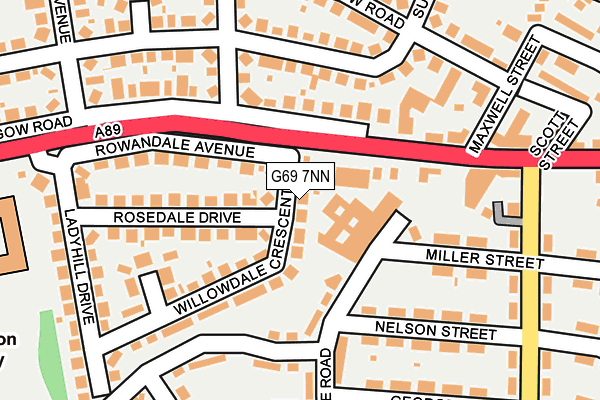 G69 7NN map - OS OpenMap – Local (Ordnance Survey) G69 7NN map - OS OpenMap – Local (Ordnance Survey)