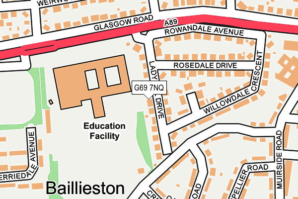 G69 7NQ map - OS OpenMap – Local (Ordnance Survey) G69 7NQ map - OS OpenMap – Local (Ordnance Survey)