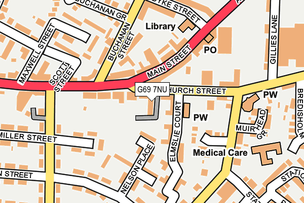 G69 7NU map - OS OpenMap – Local (Ordnance Survey) G69 7NU map - OS OpenMap – Local (Ordnance Survey)