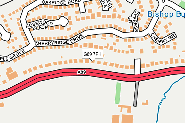 G69 7PH map - OS OpenMap – Local (Ordnance Survey) G69 7PH map - OS OpenMap – Local (Ordnance Survey)