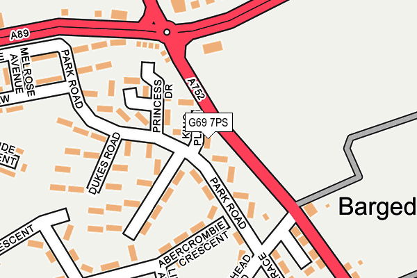 G69 7PS map - OS OpenMap – Local (Ordnance Survey) G69 7PS map - OS OpenMap – Local (Ordnance Survey)