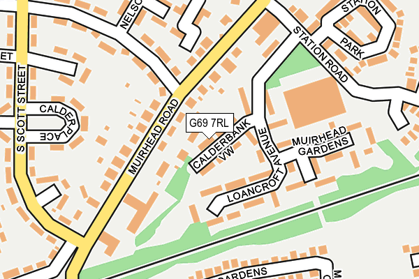 G69 7RL map - OS OpenMap – Local (Ordnance Survey) G69 7RL map - OS OpenMap – Local (Ordnance Survey)