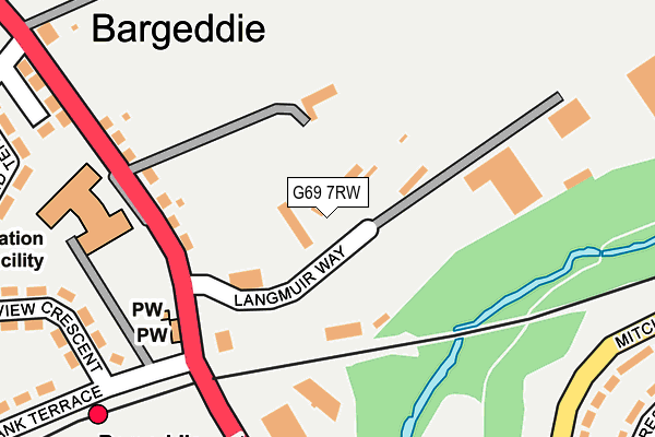 G69 7RW map - OS OpenMap – Local (Ordnance Survey) G69 7RW map - OS OpenMap – Local (Ordnance Survey)
