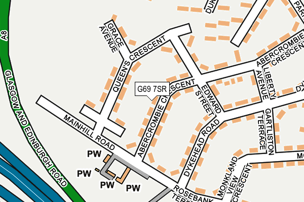 G69 7SR map - OS OpenMap – Local (Ordnance Survey) G69 7SR map - OS OpenMap – Local (Ordnance Survey)