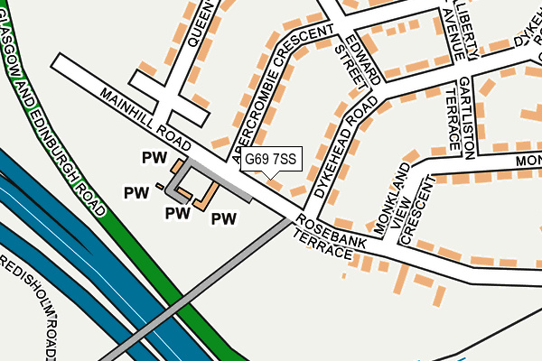 G69 7SS map - OS OpenMap – Local (Ordnance Survey) G69 7SS map - OS OpenMap – Local (Ordnance Survey)