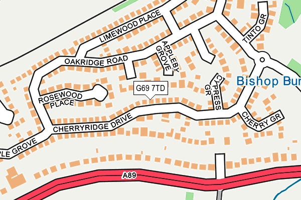 G69 7TD map - OS OpenMap – Local (Ordnance Survey) G69 7TD map - OS OpenMap – Local (Ordnance Survey)