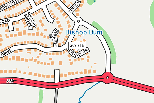 G69 7TE map - OS OpenMap – Local (Ordnance Survey) G69 7TE map - OS OpenMap – Local (Ordnance Survey)