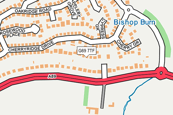 G69 7TF map - OS OpenMap – Local (Ordnance Survey) G69 7TF map - OS OpenMap – Local (Ordnance Survey)