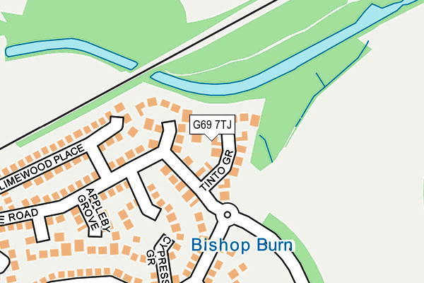G69 7TJ map - OS OpenMap – Local (Ordnance Survey) G69 7TJ map - OS OpenMap – Local (Ordnance Survey)