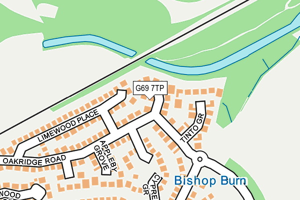 G69 7TP map - OS OpenMap – Local (Ordnance Survey) G69 7TP map - OS OpenMap – Local (Ordnance Survey)