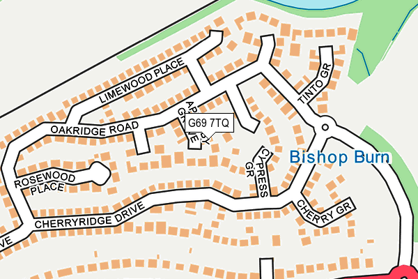 G69 7TQ map - OS OpenMap – Local (Ordnance Survey) G69 7TQ map - OS OpenMap – Local (Ordnance Survey)