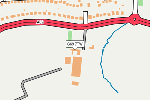 G69 7TW map - OS OpenMap – Local (Ordnance Survey) G69 7TW map - OS OpenMap – Local (Ordnance Survey)