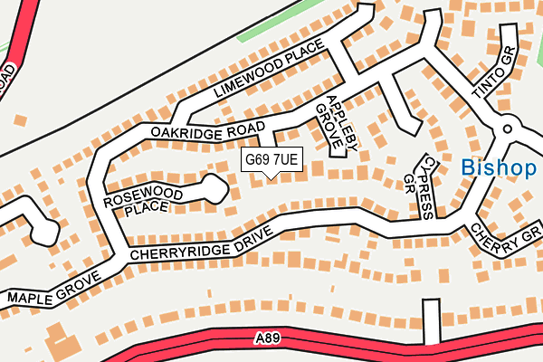 G69 7UE map - OS OpenMap – Local (Ordnance Survey) G69 7UE map - OS OpenMap – Local (Ordnance Survey)