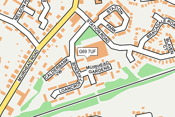 G69 7UF map - OS OpenMap – Local (Ordnance Survey) G69 7UF map - OS OpenMap – Local (Ordnance Survey)