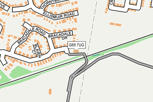 G69 7UG map - OS OpenMap – Local (Ordnance Survey) G69 7UG map - OS OpenMap – Local (Ordnance Survey)