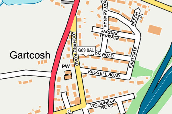 G69 8AL map - OS OpenMap – Local (Ordnance Survey) G69 8AL map - OS OpenMap – Local (Ordnance Survey)