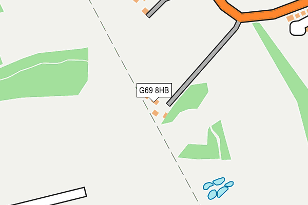G69 8HB map - OS OpenMap – Local (Ordnance Survey)